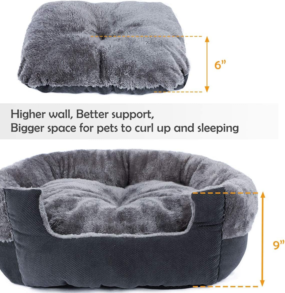 Dog Car Seat for Medium Dogs, Waterproof Scratchproof Pet Car Seat Stable Car Seat for Dogs Washable Puppy Car Seat with Metal Frame Folding Portable Travel Bags for Dogs (38“)